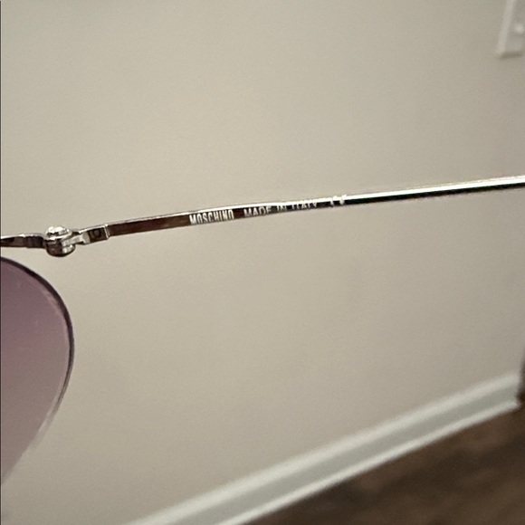 Moschino Purple Gradient Frameless Sunglasses - Picture 3 of 4